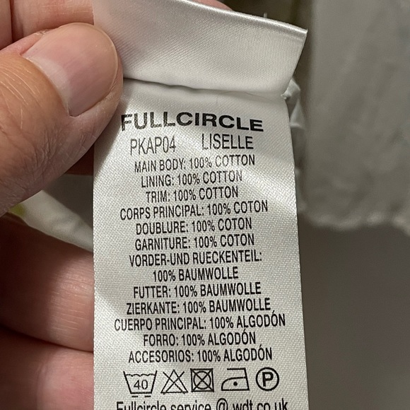 Full Circle A-line Cotton Dress - Picture 4 of 7